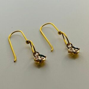 Gold-tone Lemon Drop Earrings